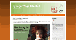 Desktop Screenshot of iyengar-yoga-istanbul.com